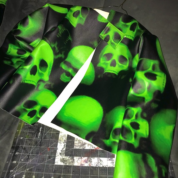 Phantom Leather Biker Jacket - Picture 3 of 3